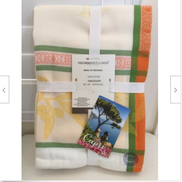 FINE LINENS mi casa es tu casa PORTUGA TABLECLOTH